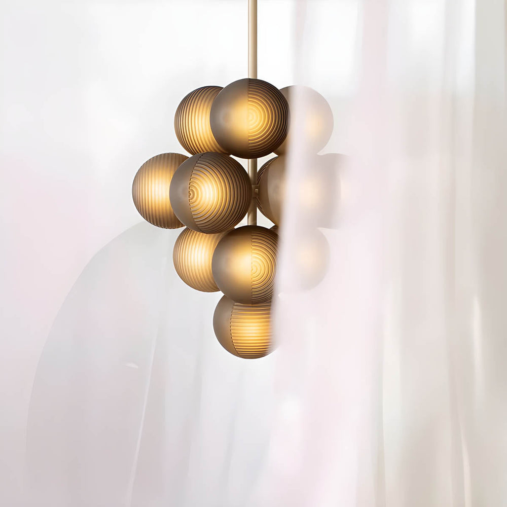 Wren Form Glass Chandelier — gallery image 4