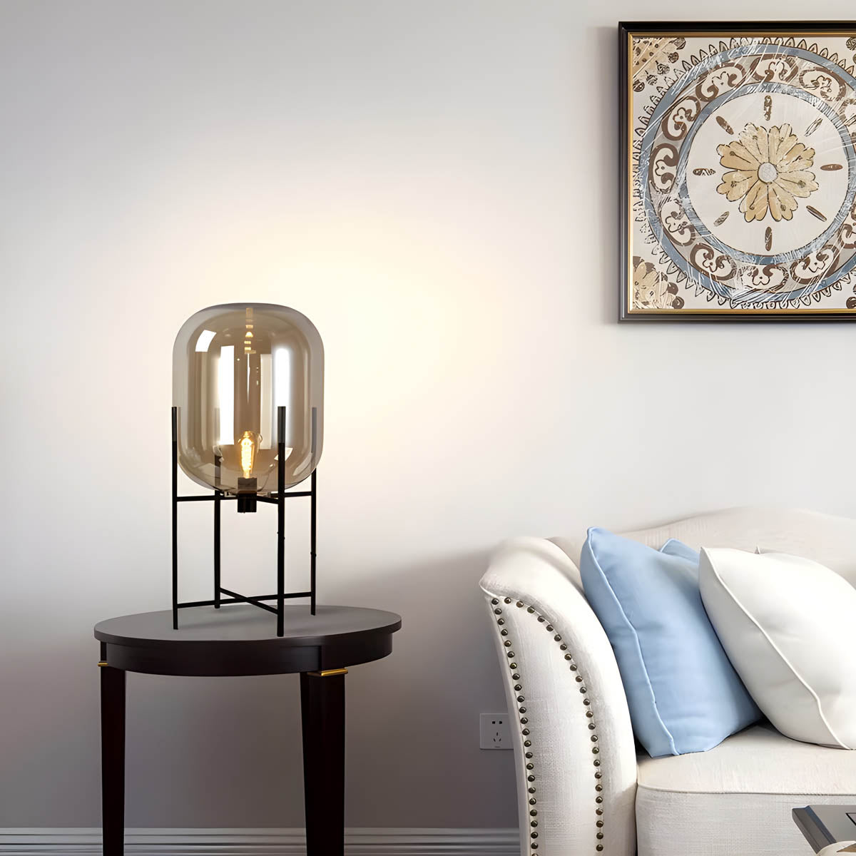 Reed Form Glass Floor Lamp — gallery image 3