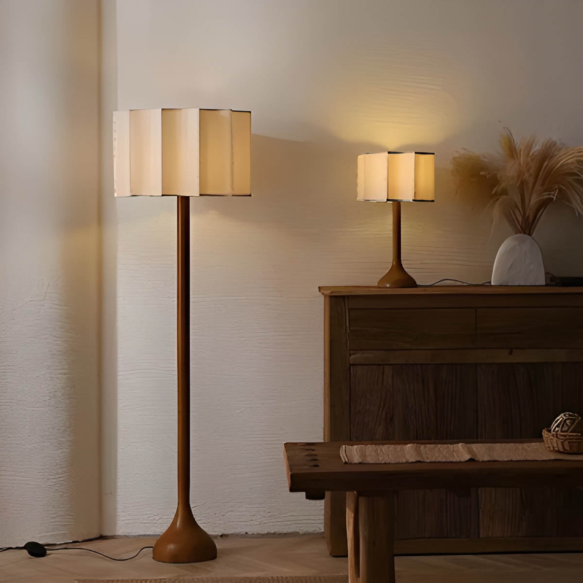 Marlow Form Wood Floor Lamp — gallery image 3