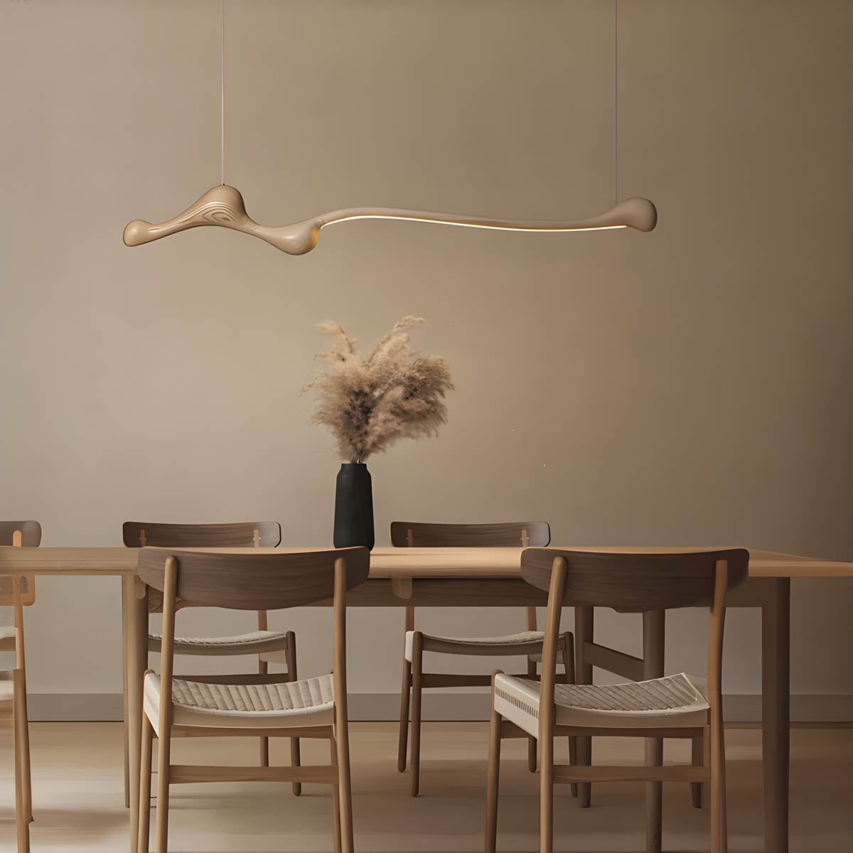 Briarley Form Wood Pendant Light — gallery image 2