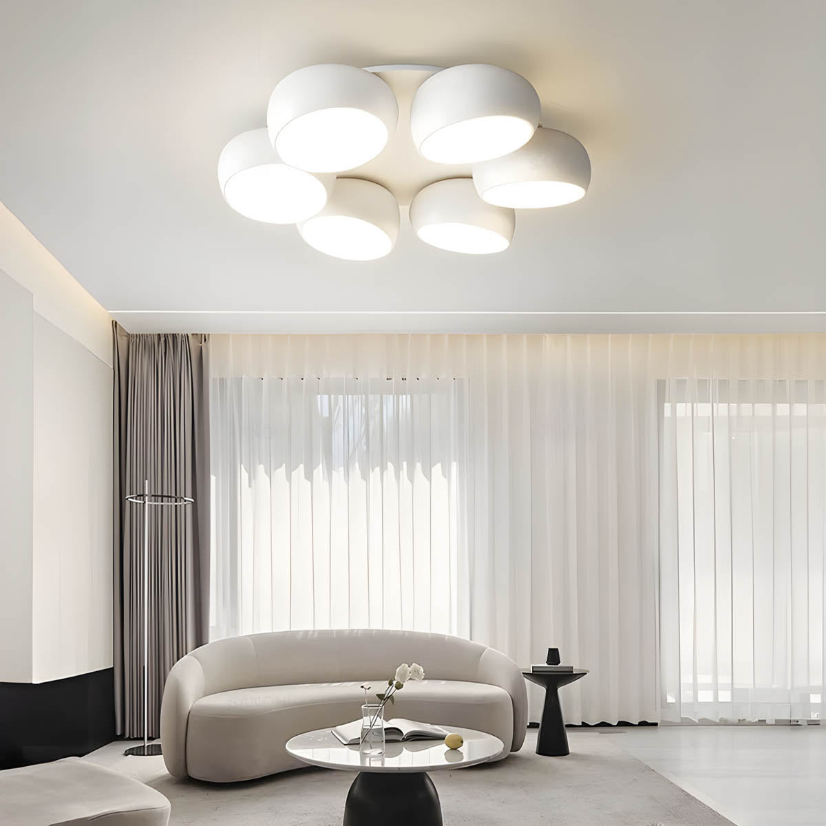 Mossley Form Acrylic Ceiling Light — gallery image 2
