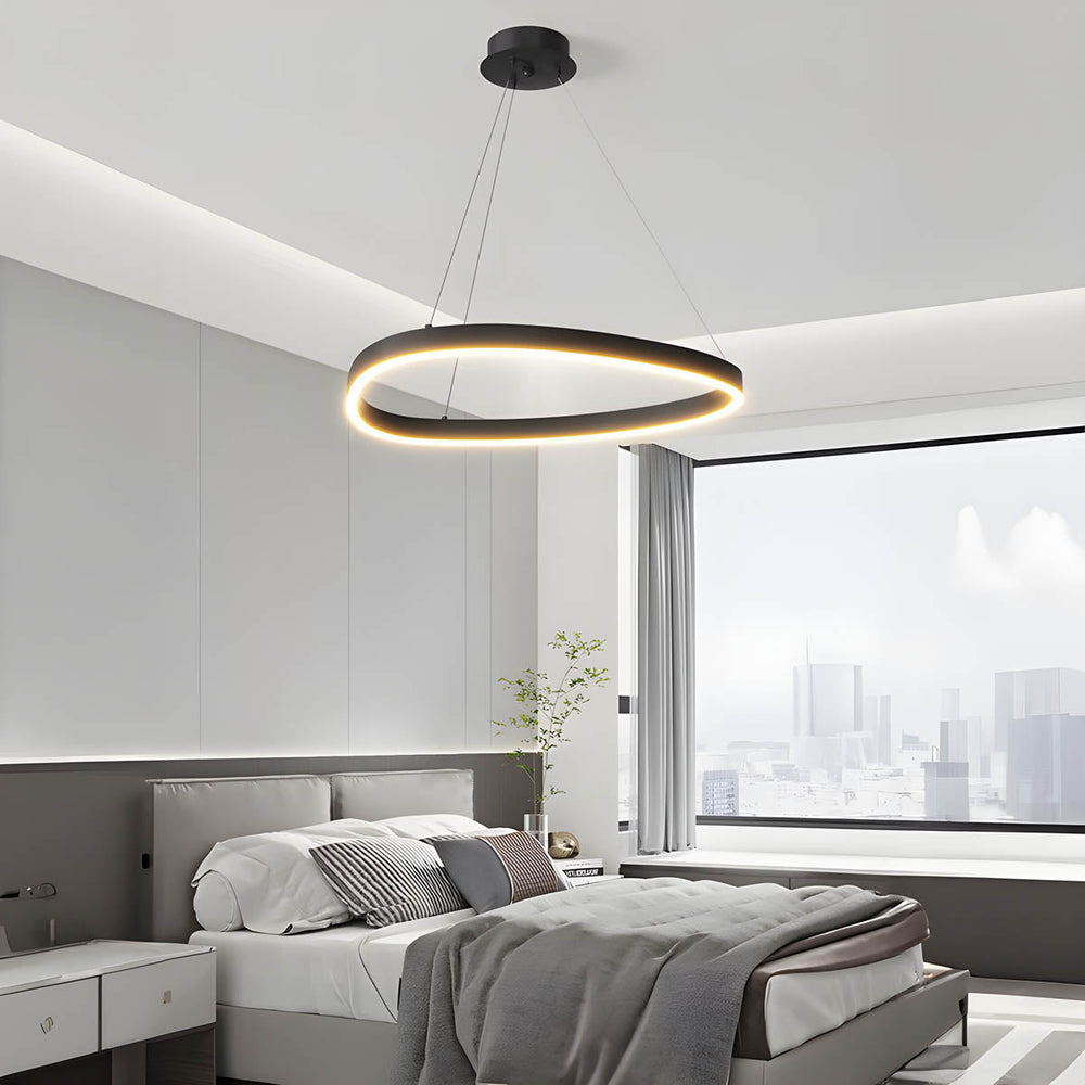 Woodford Form Aluminum Chandelier — gallery image 4