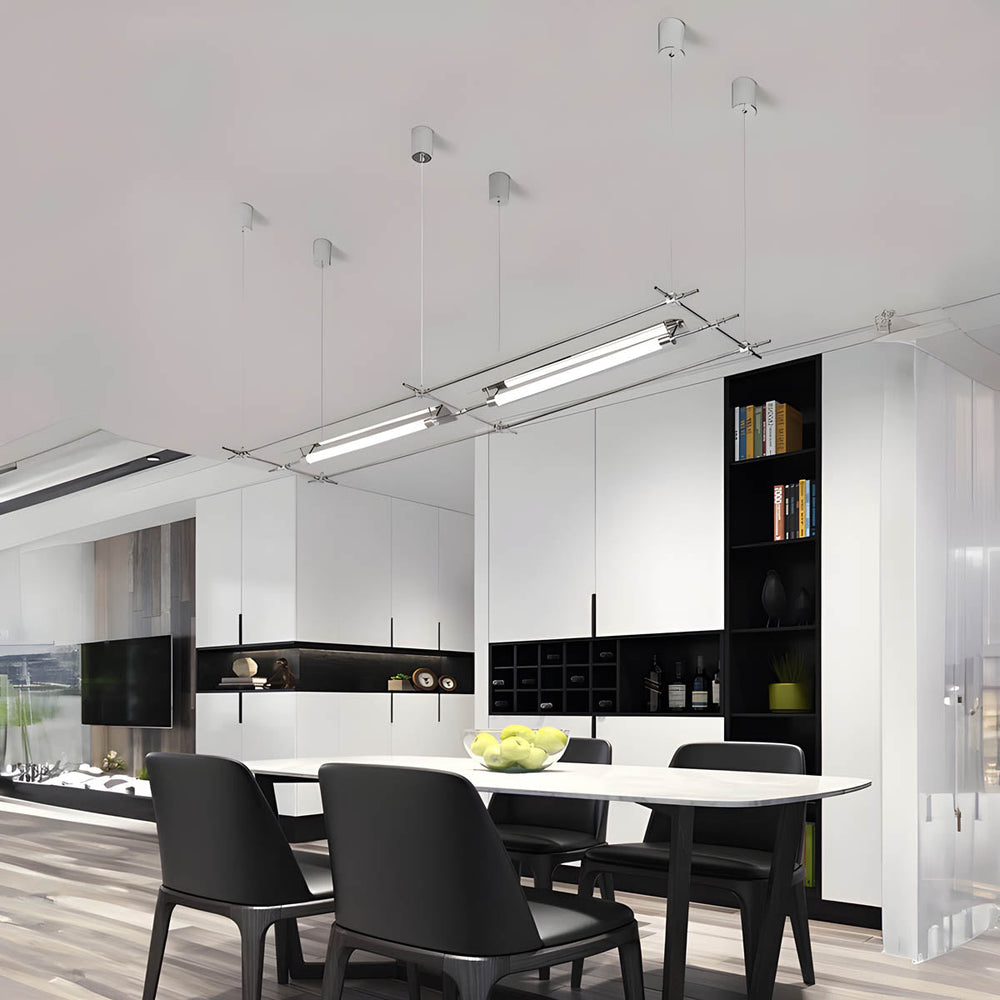 Cedar Beam Stainless Steel Pendant Light — gallery image 4