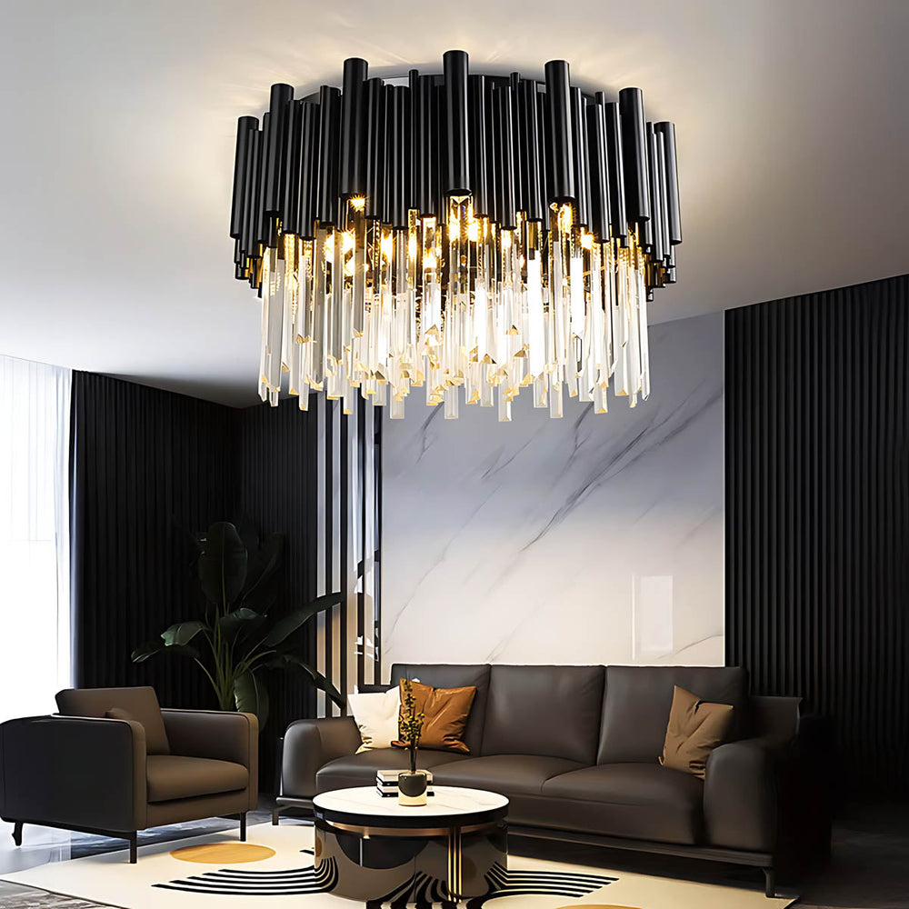 Briarwood Beam Crystal Chandelier — gallery image 4