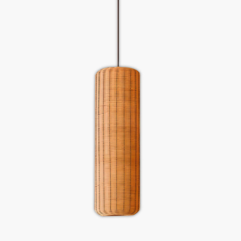 Lámpara colgante de ratán Westcott Beam — foto 1