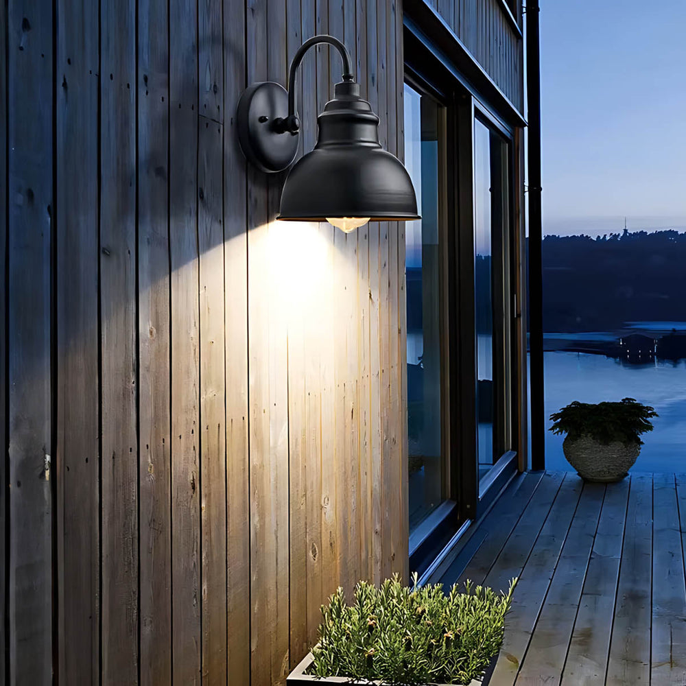 Blackthorn Beam Aluminum Outdoor Wall Light — gallery image 4