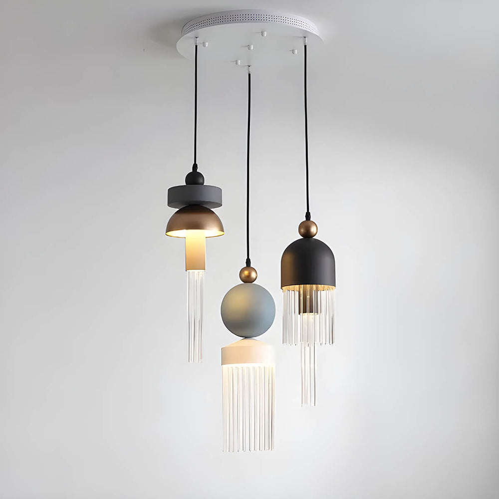 Sherwood Branch Aluminum Chandelier — gallery image 4
