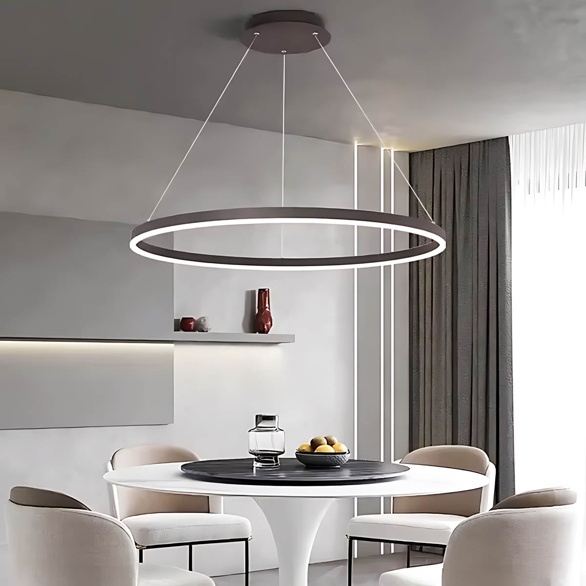 Huckleberry Branch Aluminum Chandelier — gallery image 2