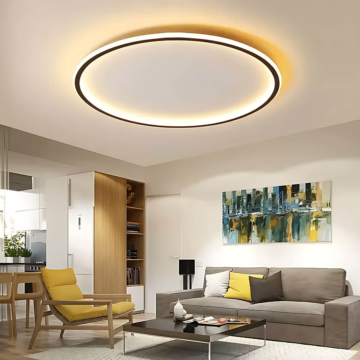 Pemberley Branch Aluminum Ceiling Light — gallery image 2