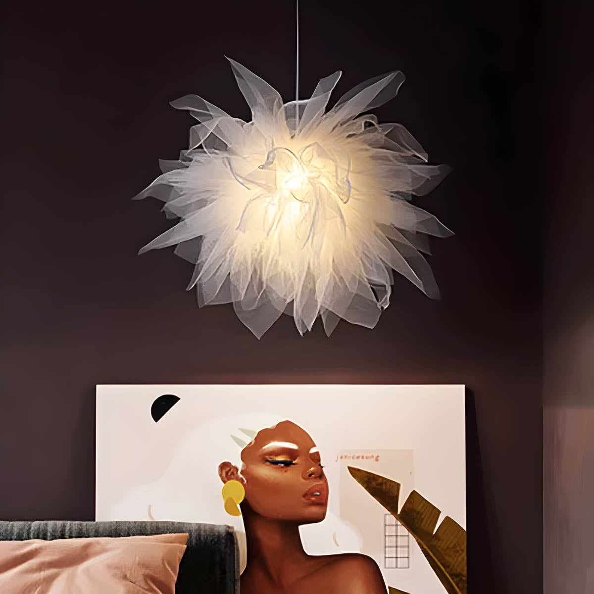 Silverwood Branch Metal Chandelier — gallery image 2