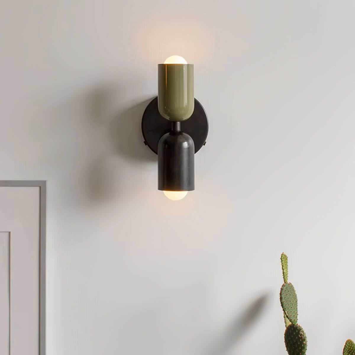 Alderwood Drop Metal Wall Sconce — gallery image 3
