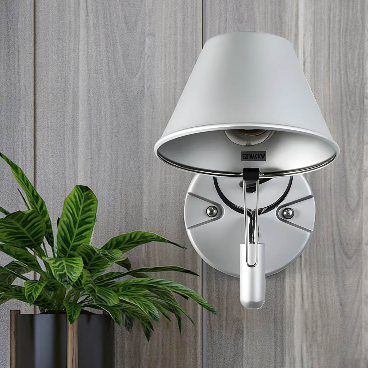 Oakmere Drop Aluminum Wall Sconce — gallery image 3