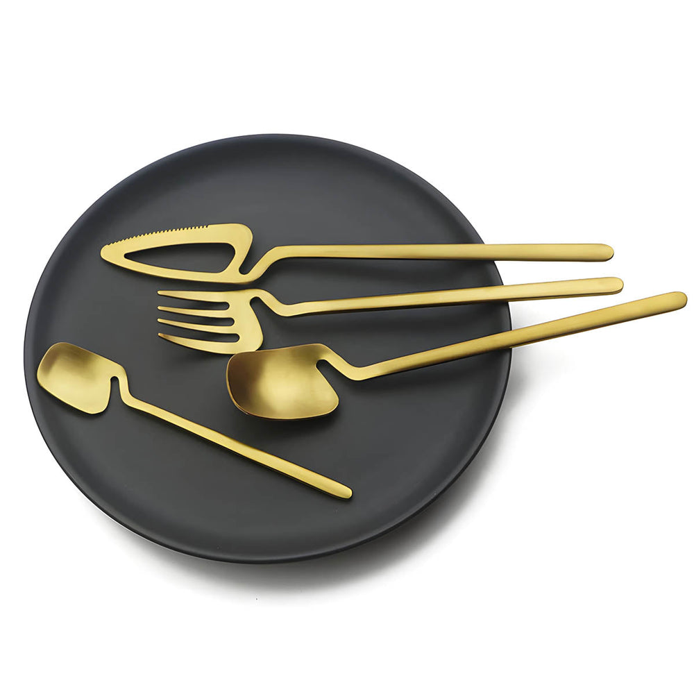 Marlow Curve Stainless Steel Flatware Set — gallery image 4
