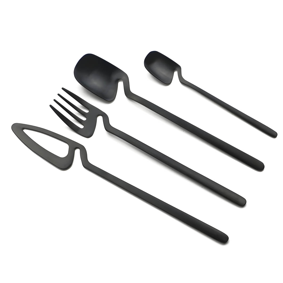 Marlow Curve Stainless Steel Flatware Set — gallery image 2