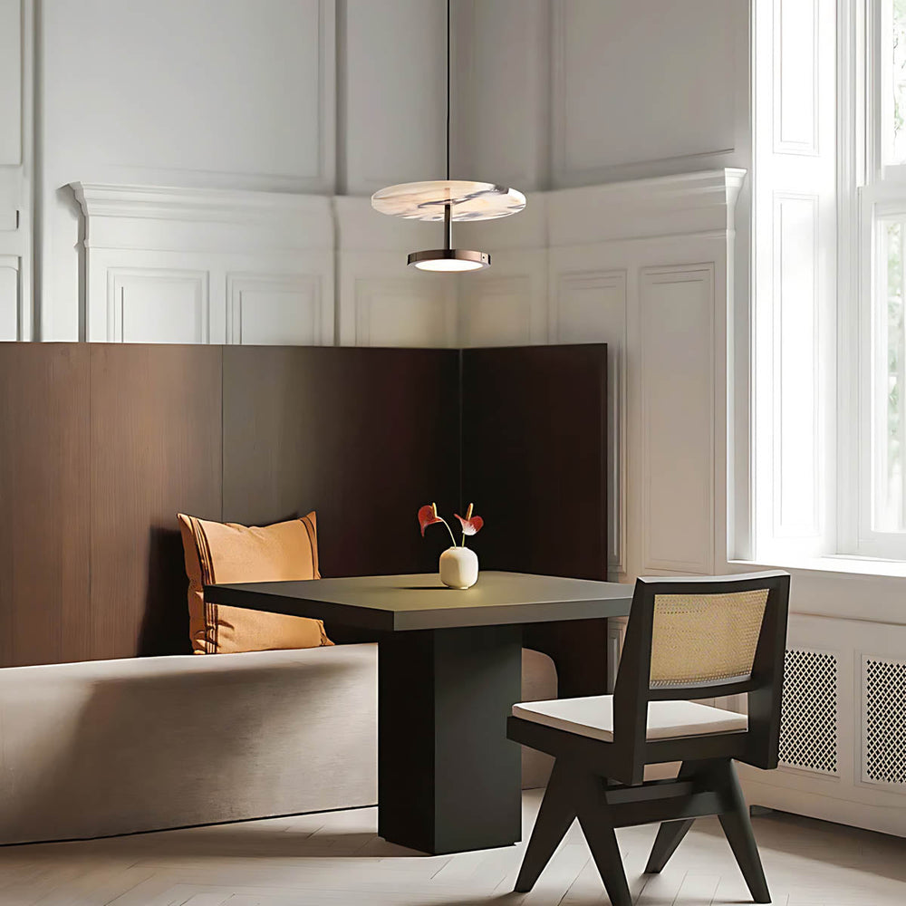Haddon Curve Marble Pendant Light — gallery image 4