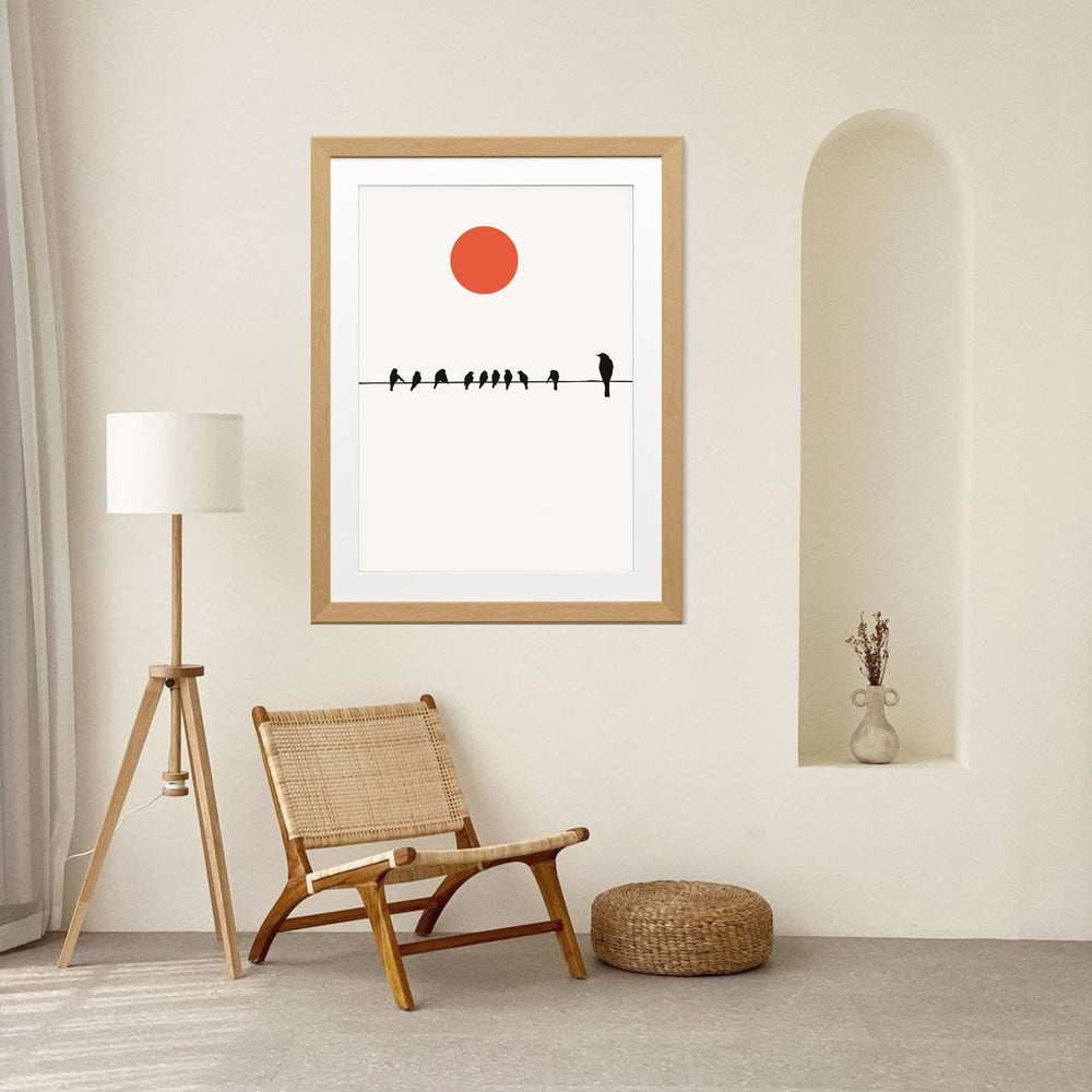 Alderwood Curve Bird Wall Art Print — gallery image 4
