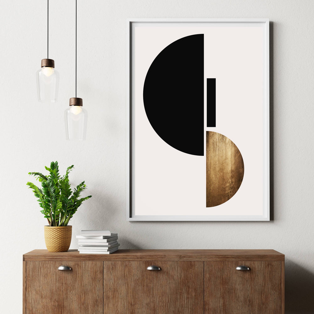 Briarley Curve Geometric Wall Art Print — photo 4