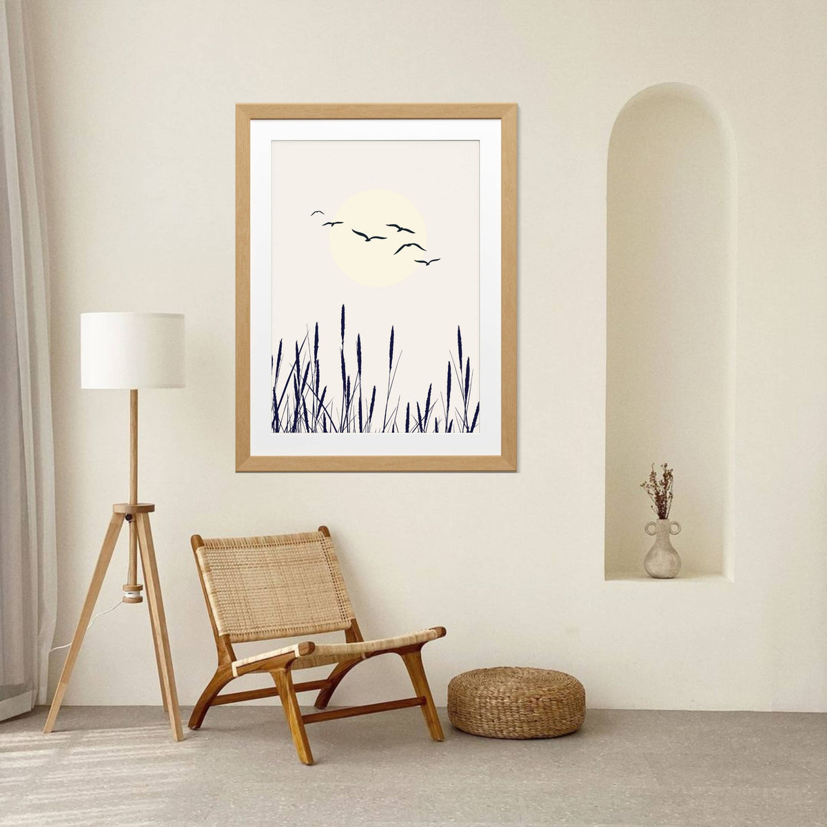Cranford Curve Bird Wall Art Print — gallery image 2