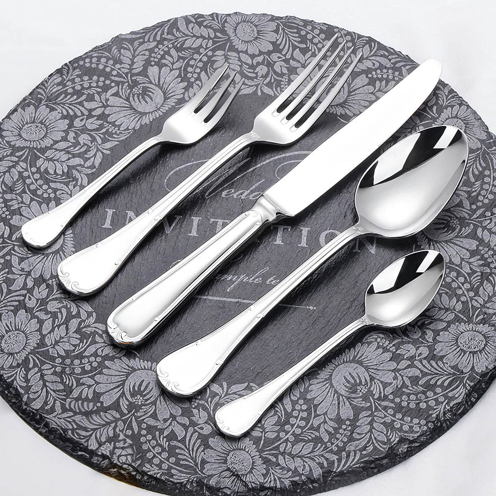 Blackthorn Curve Stainless Steel Flatware Set — gallery image 4