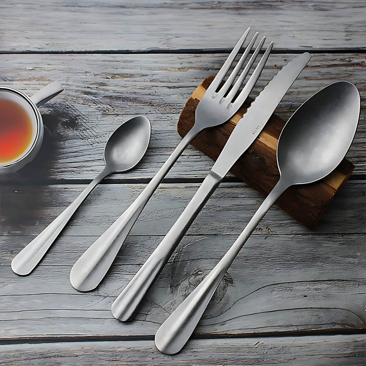 Fenwick Axis Stainless Steel Flatware Set — gallery image 2