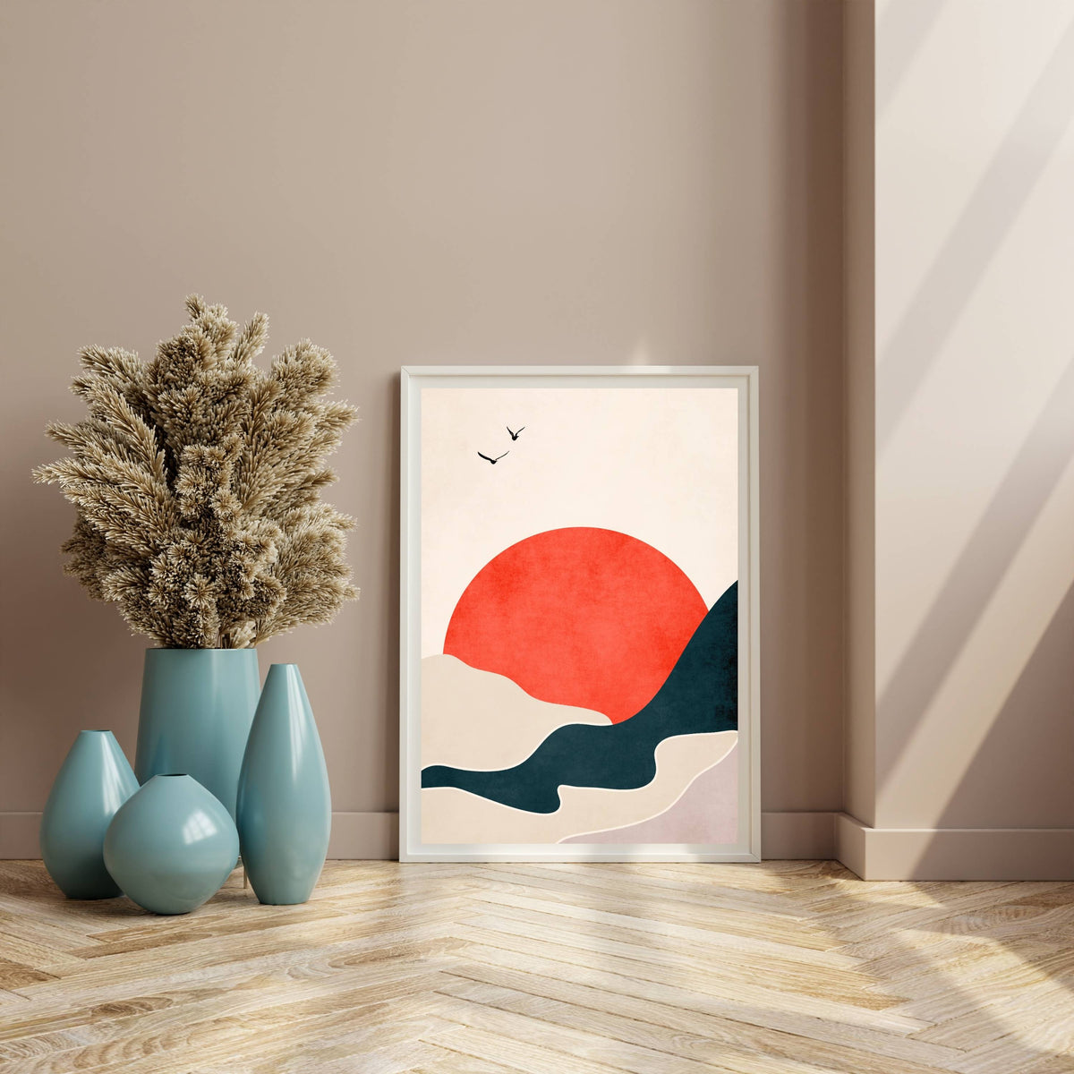 Hazel Axis Bird Wall Art Print — gallery image 3