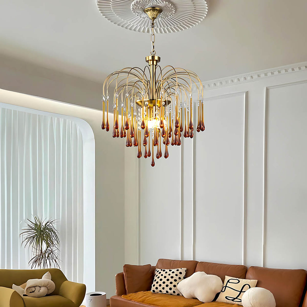 Hawick Axis Crystal Arched Chandelier — gallery image 4
