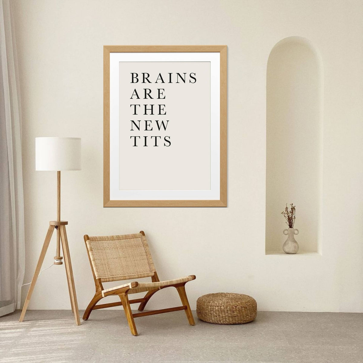 Elmwood Axis Typography Wall Art Print — gallery image 2