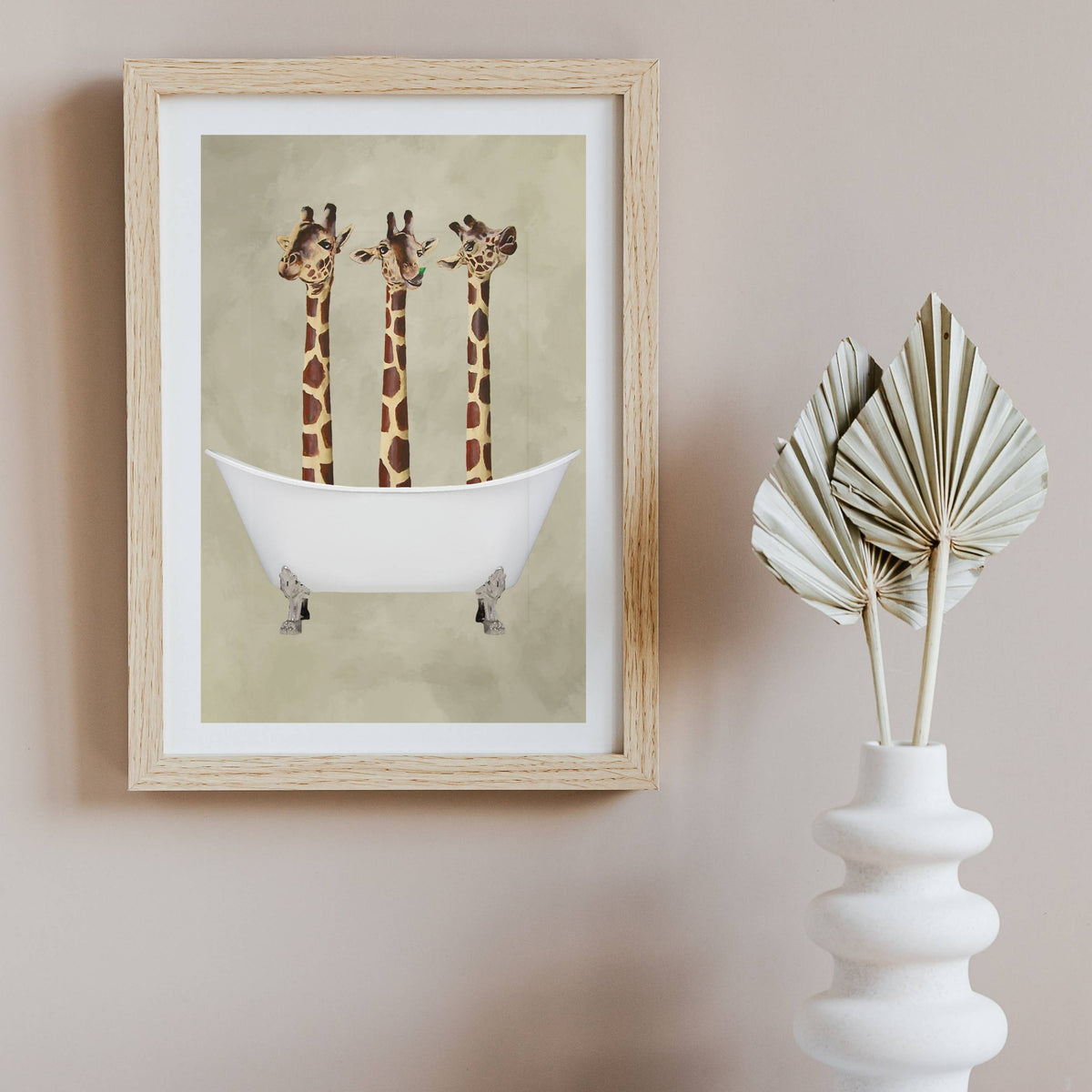 Hartley Axis Giraffe Wall Art Print — gallery image 3