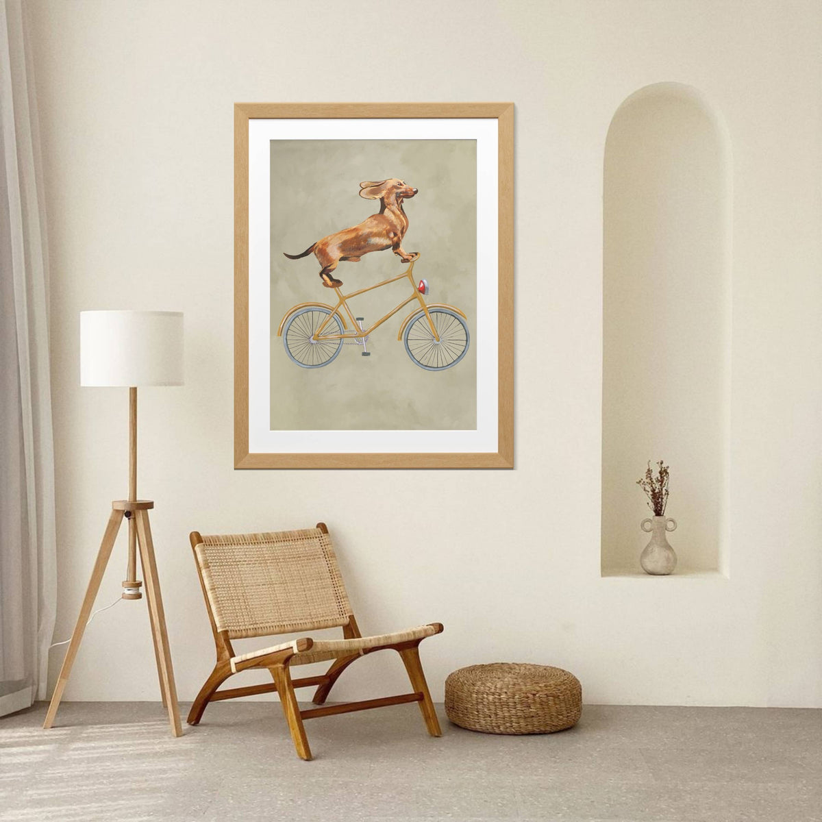 Fairford Axis Dachshund Wall Art Print — gallery image 2