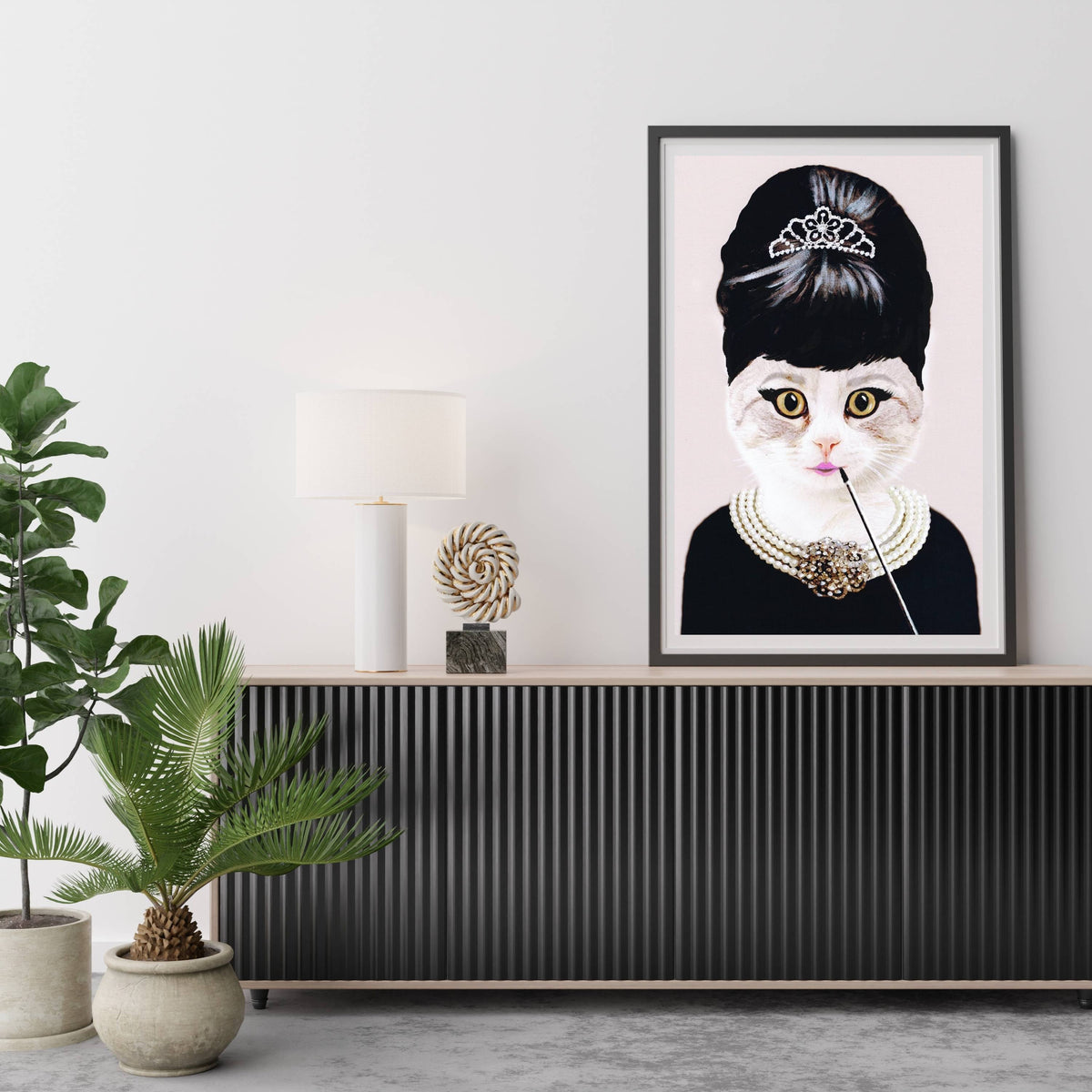 Elmsford Axis Cat Wall Art Print — gallery image 2