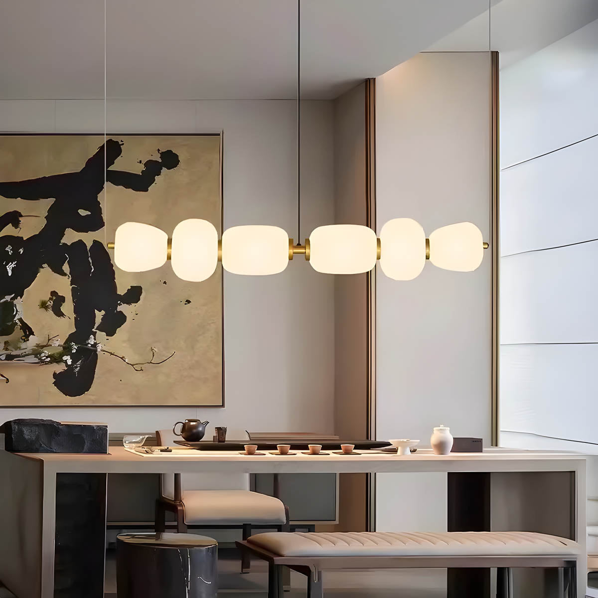 Blackthorn Axis Acrylic Linear Ceiling Light — gallery image 3