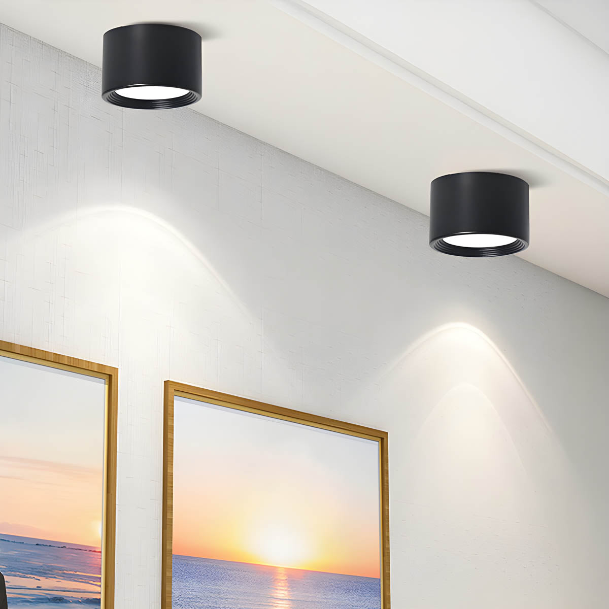 Ashford Loop Aluminum Ceiling Light — gallery image 2