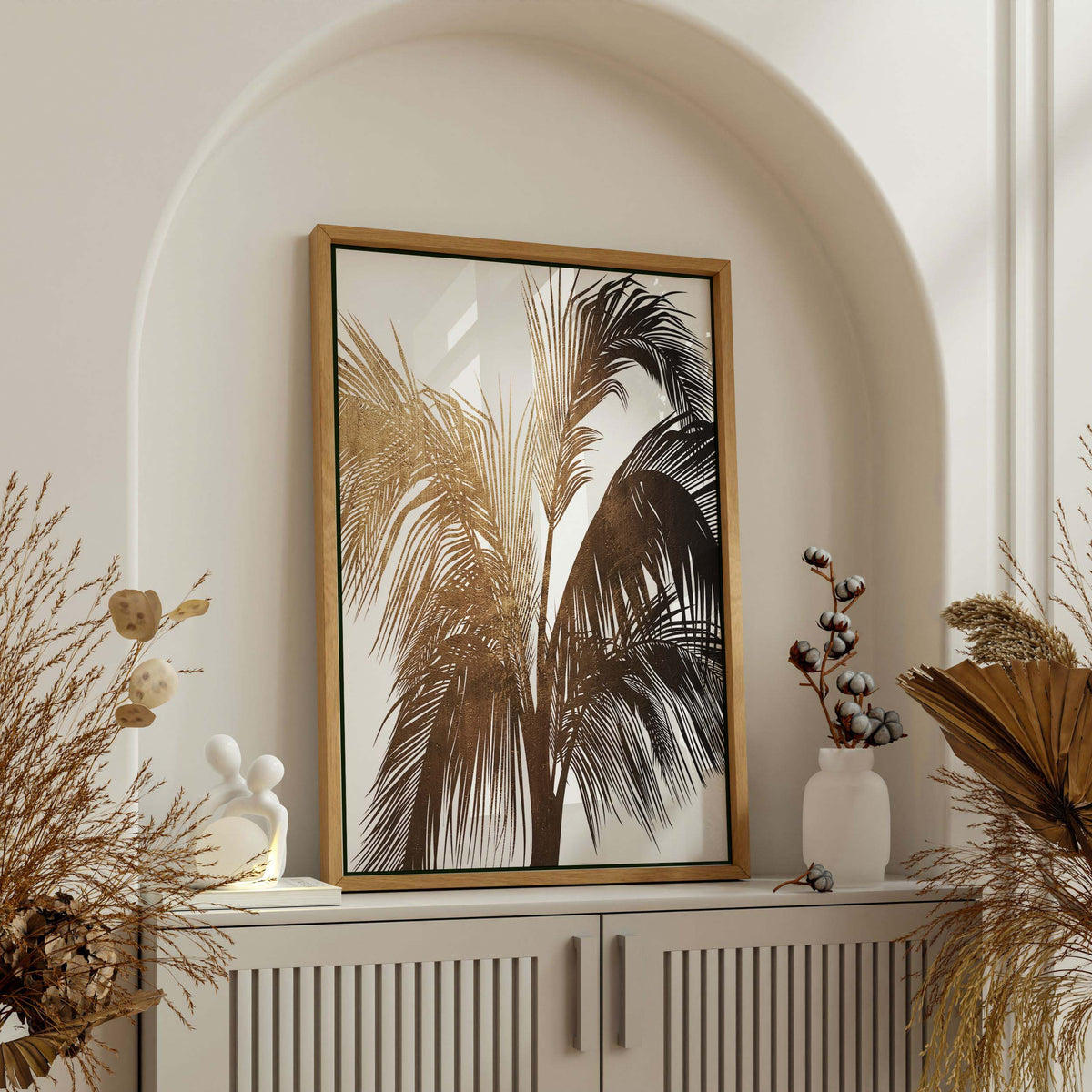 Eastmere Curve Botanical Canvas Wall Art — gallery image 3