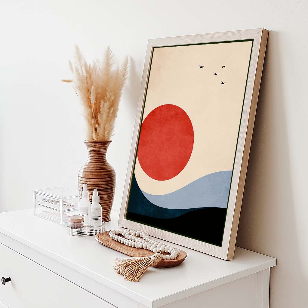 Fernwood Curve Bird Canvas Wall Art — gallery image 2