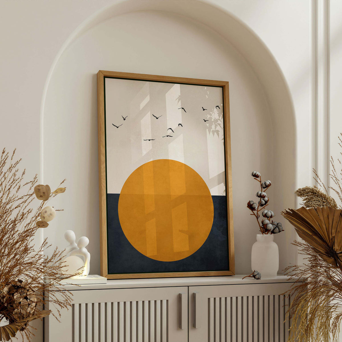 Fairford Curve Bird Canvas Wall Art — gallery image 3