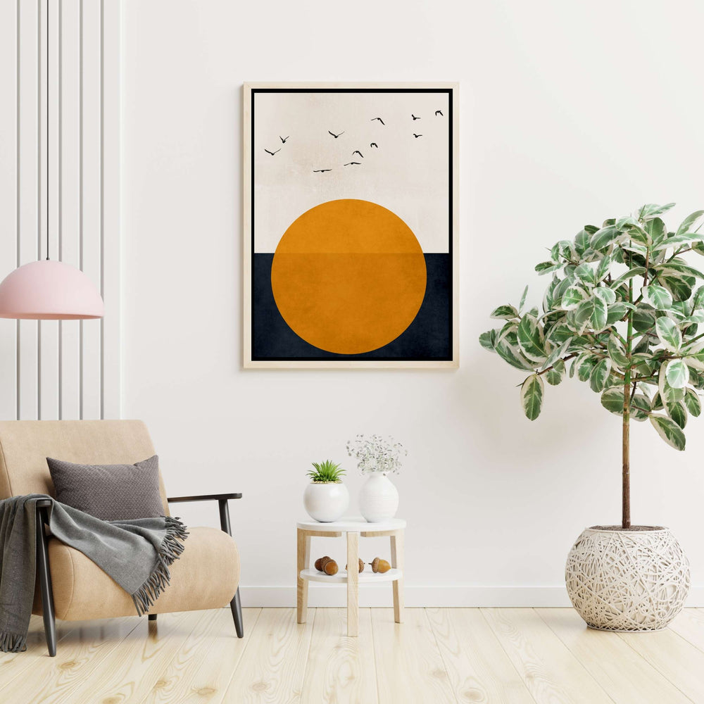 Fairford Curve Bird Canvas Wall Art — gallery image 4