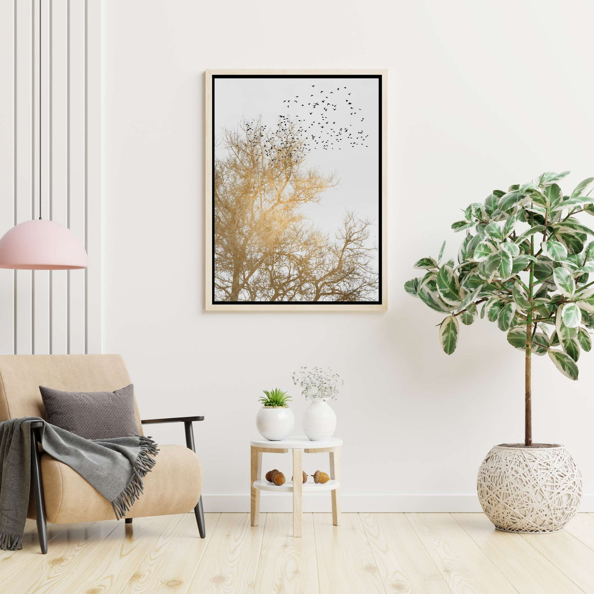 Cedar Axis Bird Canvas Wall Art — gallery image 2