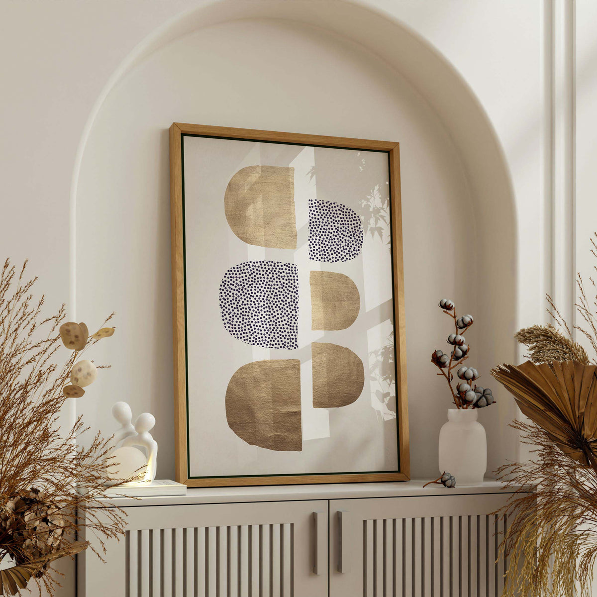 Reed Axis Tableau Géométrique sur Toile — photo 2