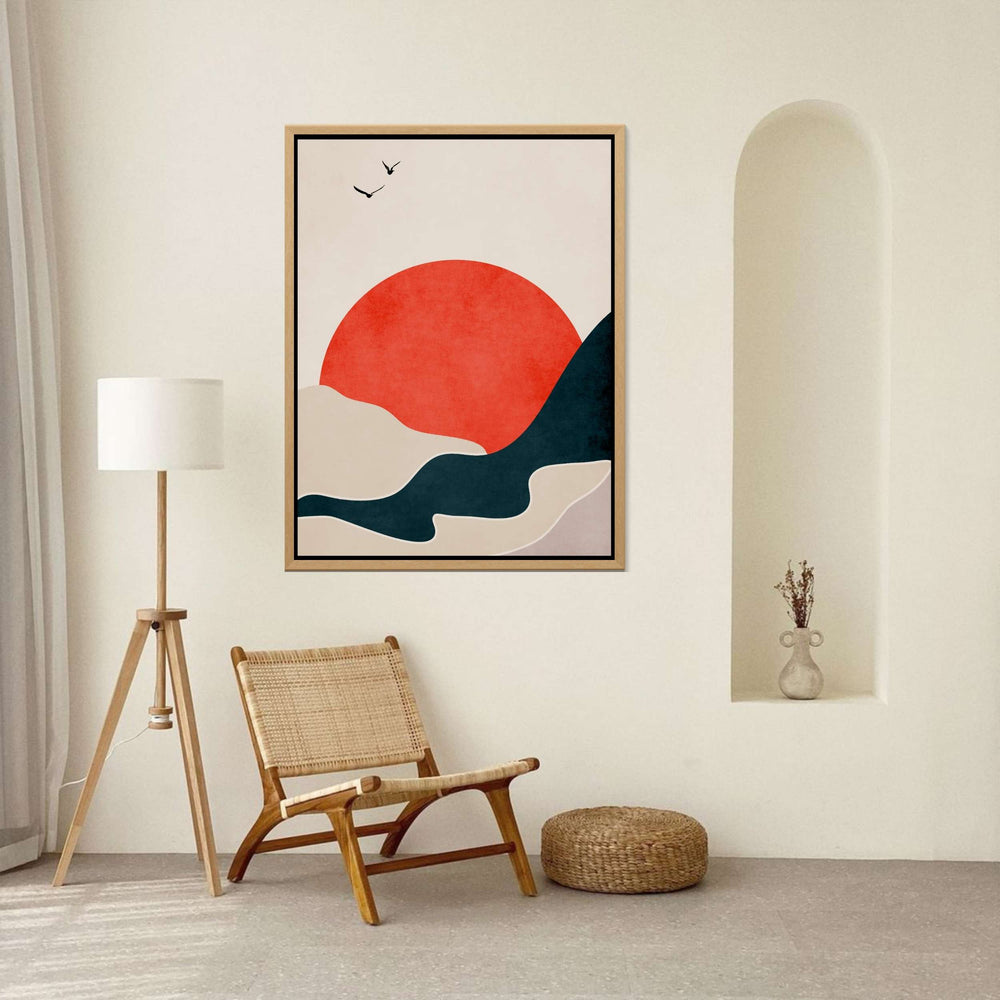 Hazel Axis Bird Canvas Wall Art — gallery image 4