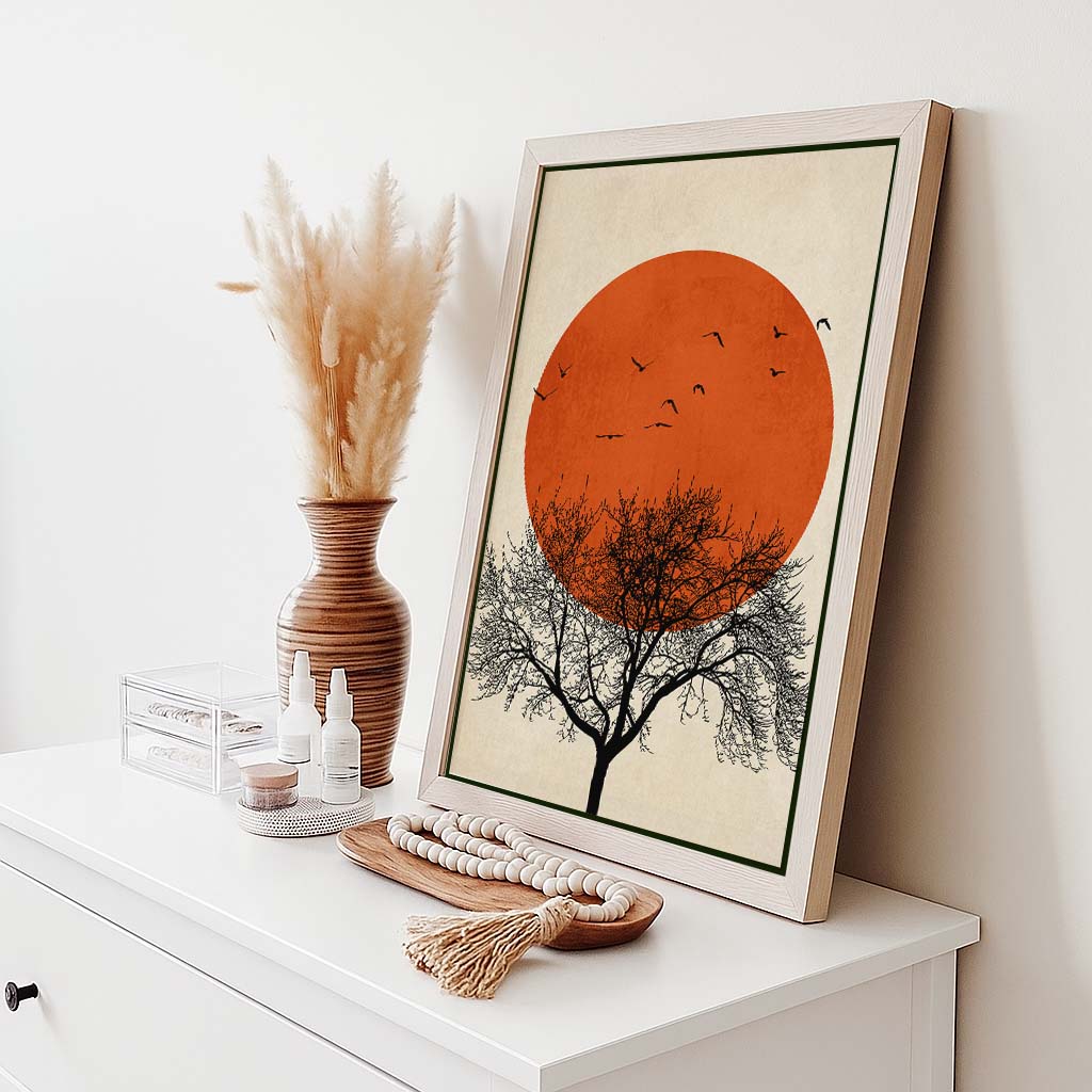 Thistle Axis Bird Canvas Wall Art — gallery image 2