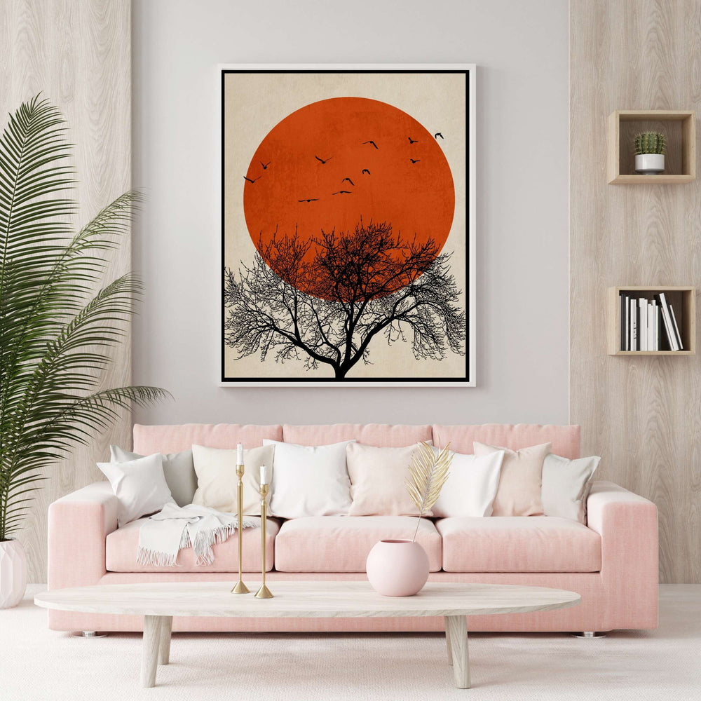 Thistle Axis Bird Canvas Wall Art — gallery image 4