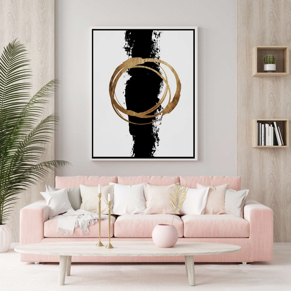 Waverley Axis Geometric Canvas Wall Art — gallery image 4