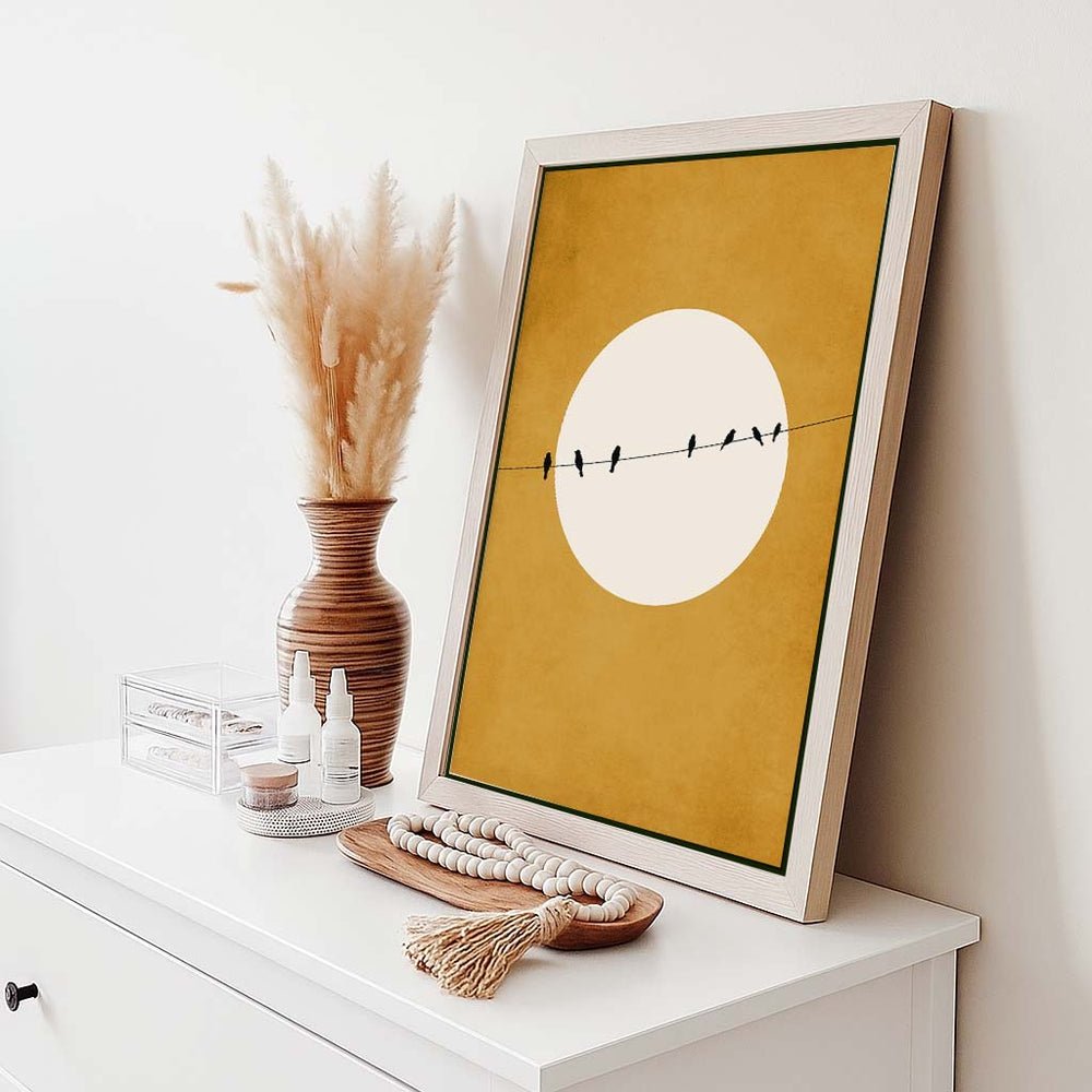 Asterwood Axis Bird Canvas Wall Art — gallery image 4