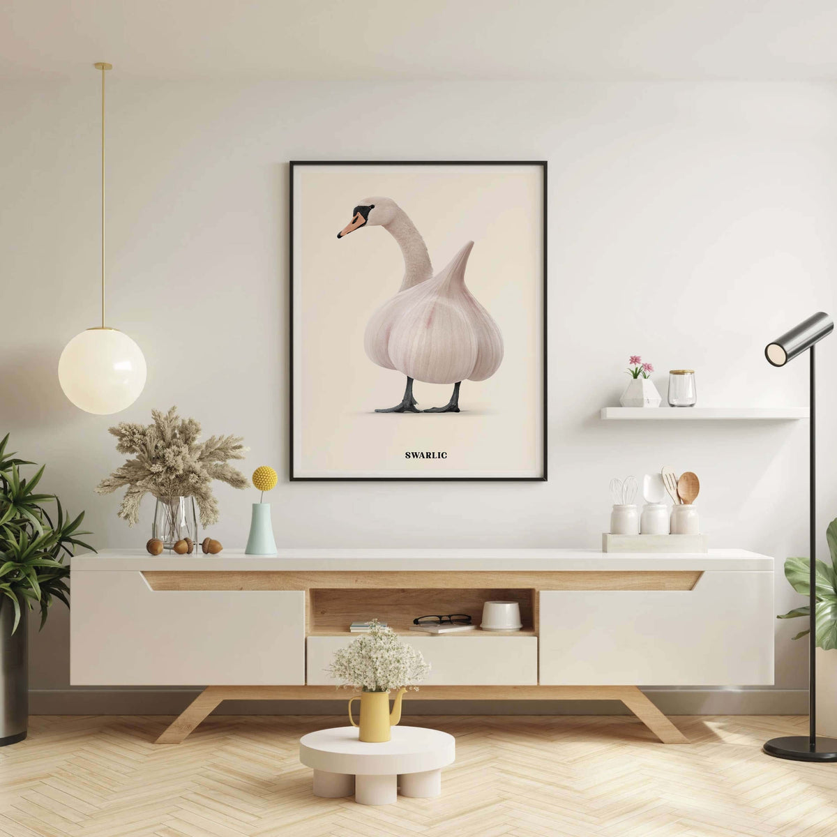 Northwick Loop Bird Wall Art Print — gallery image 2