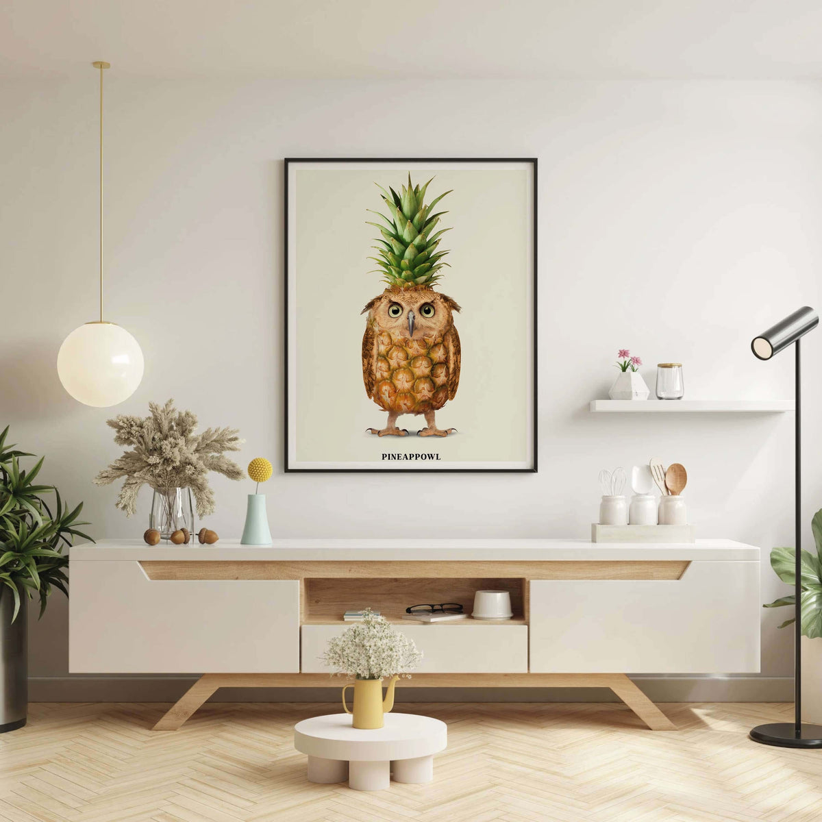 Fernwood Loop Owl Wall Art Print — gallery image 2