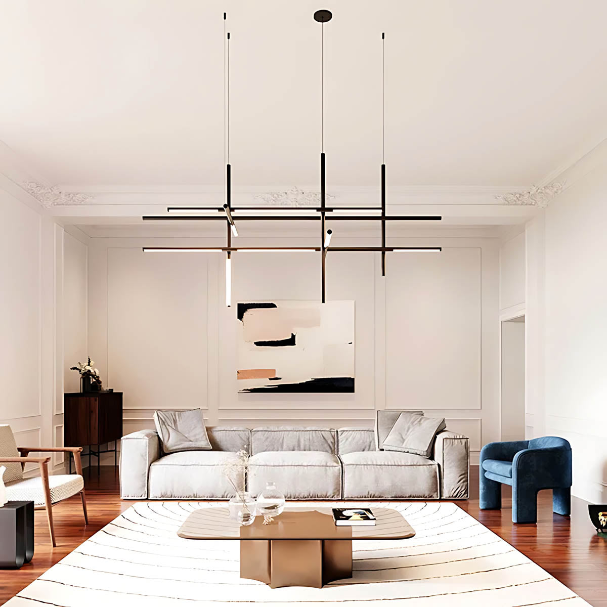Rowan Frame Acrylic Chandelier — gallery image 2