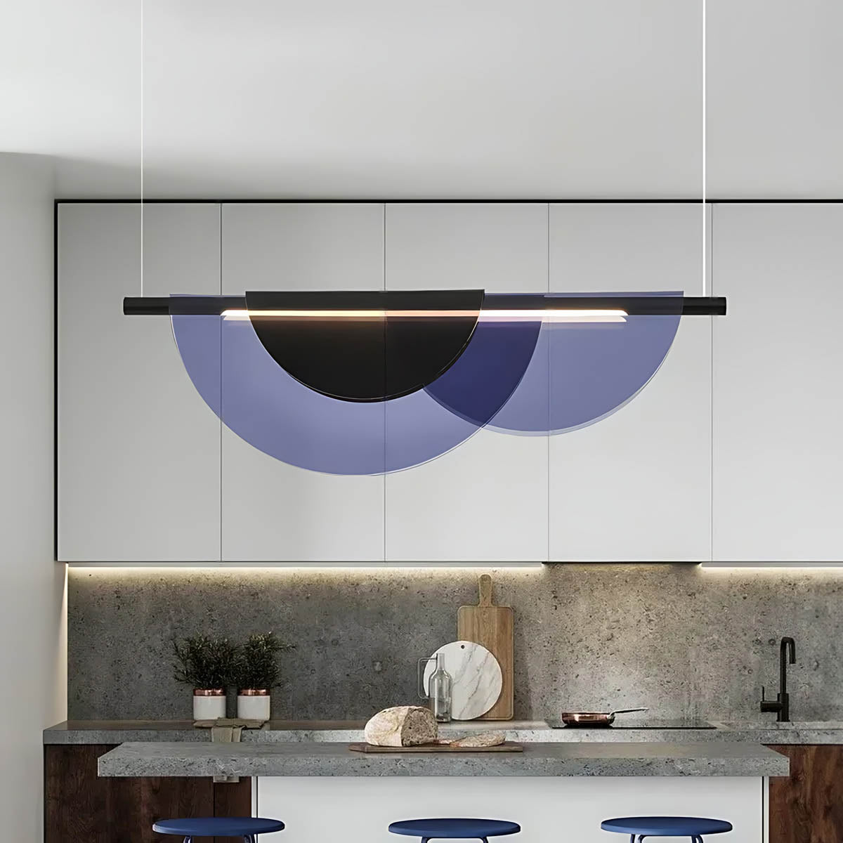 Juniper Frame Acrylic Linear Ceiling Light — gallery image 2