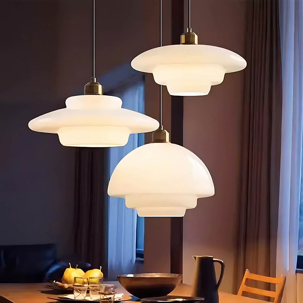 Hawthorn Frame Glass Dome Pendant Light — gallery image 4