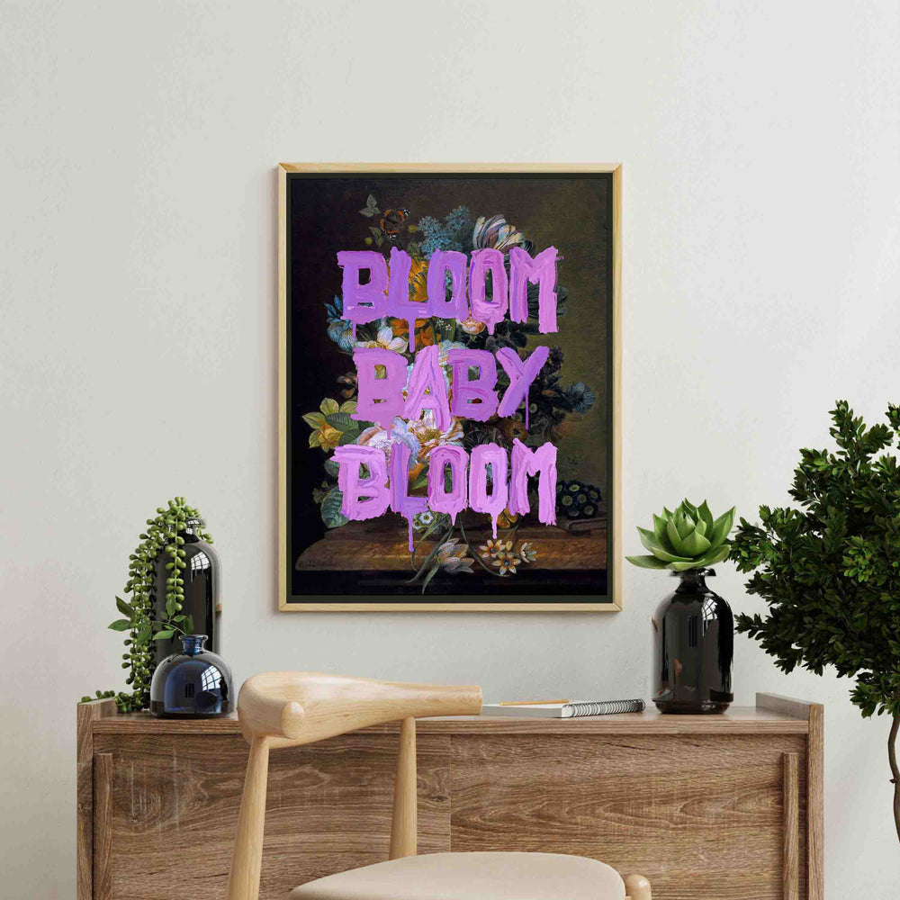 Fairford Loop Floral Canvas Wall Art — gallery image 4