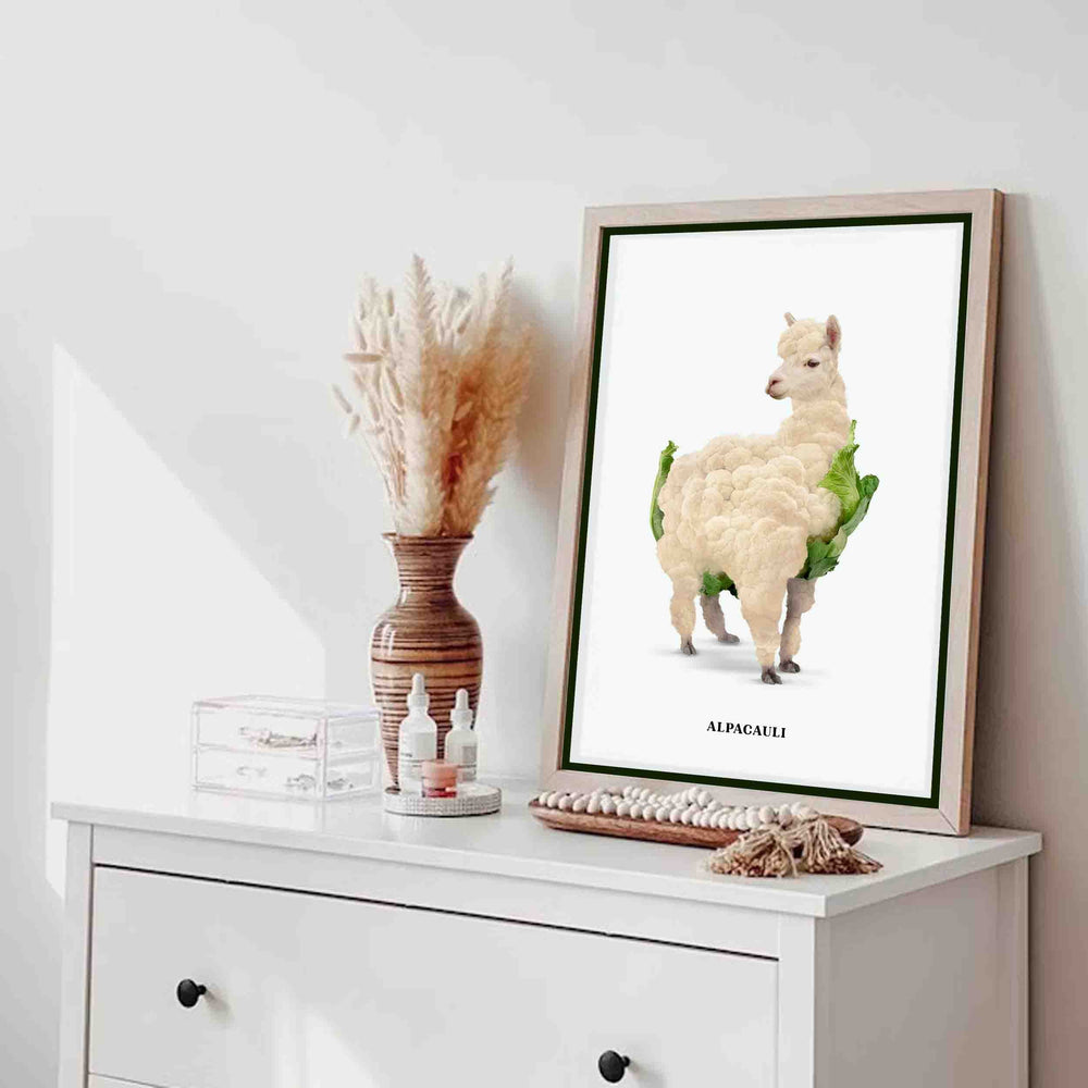 Greenwood Loop Alpaca Canvas Wall Art — gallery image 4